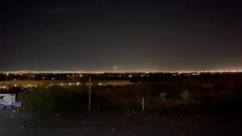 Awesome footage of Juárez Mexico and colorful moon tonight!
