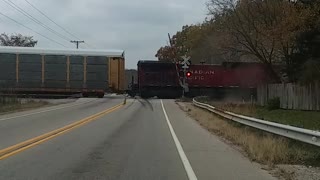 Train Wipes Out Semi