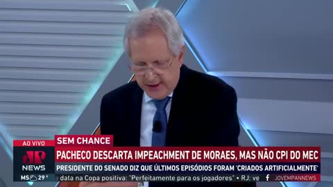 #OsPingosNosIs Augusto Nunes: Além de covarde, Pacheco age como espertalhão