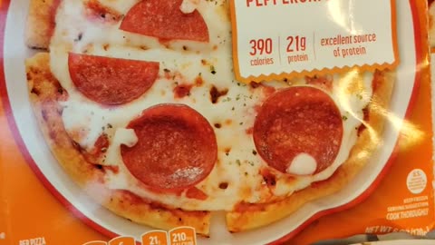 Eating Lean Cuisine Pepperoni Cheese Pizza, Dbn, MI, 10/4/23