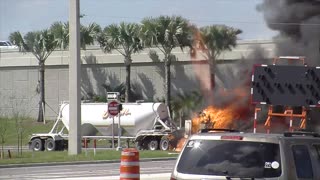 Truck Burns to the Ground in Minutes