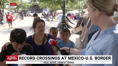 Record crossings at Mexico-US border