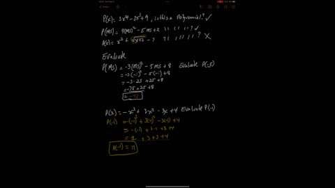 Method to Evaluate a Polynomial - Part 1