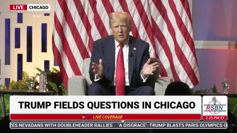 FULL SPEECH: Pres. Trump Speaks at Nat. Association of Black Journalists Convention in CHI 7/31/24
