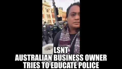 Australian Business Owner Tries To Educate Police!
