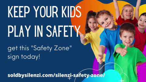 Get this FREE Safety Zone sign today!