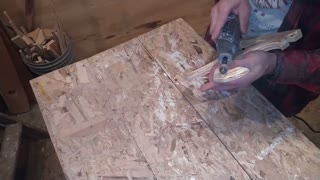 Roto tool sanding