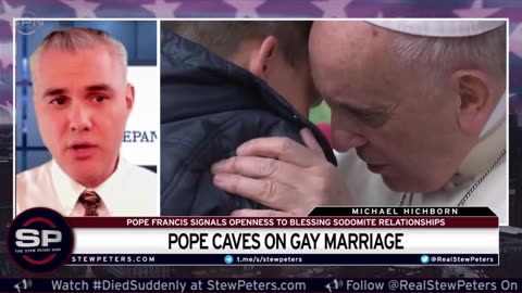 Pope Clears Way To Bless Sodomy: Francis Caves & Is Open To Approving Gay Marriages