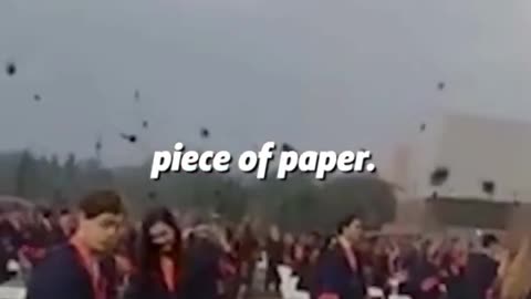 Motivational Quote : Degree is just a peace of paper