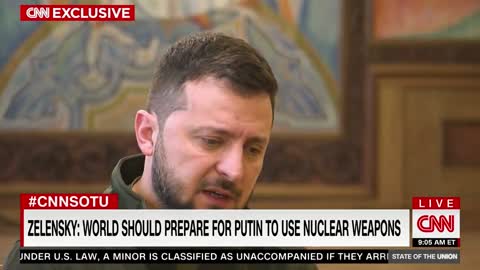 Zelensky Now Claiming Putin Will Use Nukes