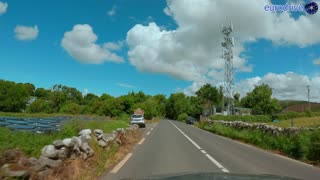 Ireland 2023 🇮🇪 the road from Ballyvaghan to Kilolgan