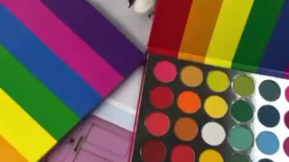 Color rainbow package eyeshadow Palette