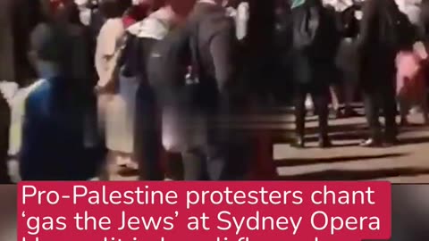 Gaslighting 101: Australian Police Deny Any Protestors At Sydney Opera House Chanted 'Gas The Jews'