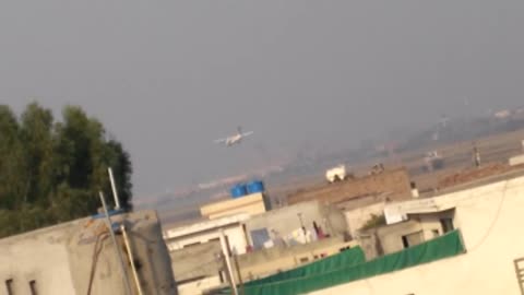 A plane almost crashes at lahore airport!