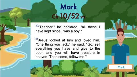 Mark Chapter 10 (“Your faith has healed you!”)
