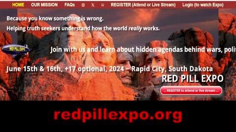 Red Pill Expo at Rapid City, South Dakota - June 16 & 16