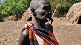A Mursi Tribe Woman of Ethiopia
