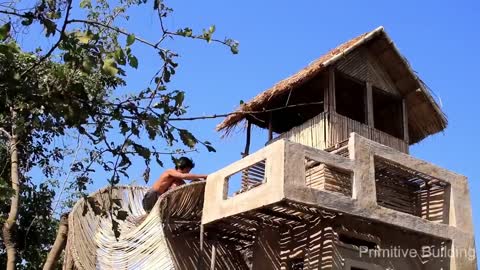 Awesome Build Three Story Villa House & Water Slide to Beautiful Swimming Pool