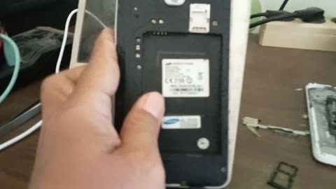 Samsung note 3 cellphone is badly damaged