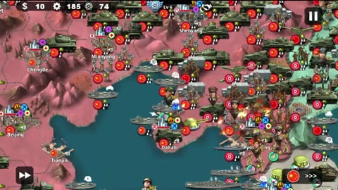 Chinese nationalists lost the war and fled to Taiwan in the game World Conqueror 4 Blitz War Mod