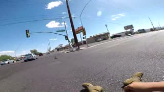 Motorcycle Gets Wrecked