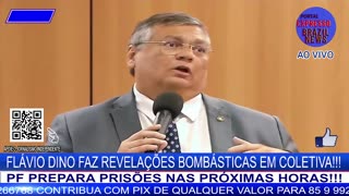 FLÁVIO DINO FAZ REVELAÇÕES BOMBÁSTICAS EM COLETIVA!!!