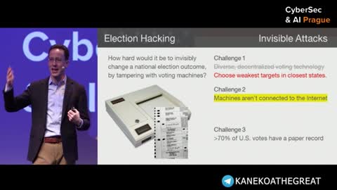 Hacking America's Election Modems.