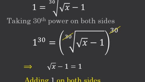 What is the value of x || A simple trick to solve the complicated equation
