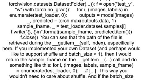 How to get the filename of a sample from a DataLoader