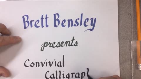 Calligraphy with Brett Episode 11