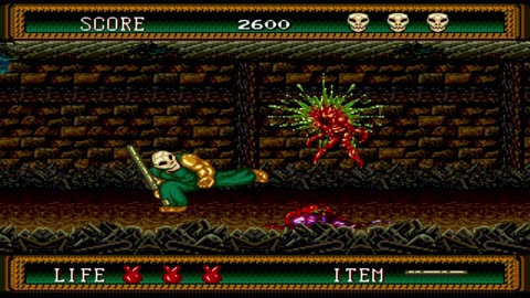 Splatterhouse2 Stage 01 #retrogaming #nedeulers #splatterhouse