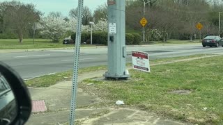 Husband's Tiny Yard Sale Sign Fails to Attract Customers