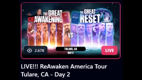LIVE!!! ReAwaken America Tour Tulare, CA - Day 2
