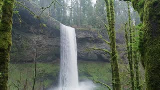 The waterfall