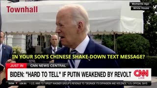 Biden Snaps When Asked About Shaking Down The Chinese