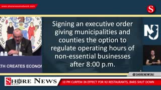 NJ Governor Phil Murphy Imposes Restaurant Curfew, Local Business Curfews
