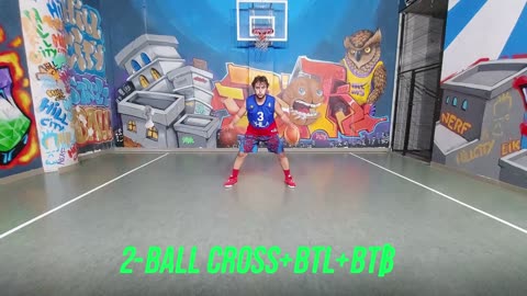 DOUBLE TROUBLE DRIBBLES 2-BALL BASKETBALL WORKOUT