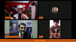 Aussie-USA Round Table w Capt Kyle, Kelly, LTC Riccardo Bosi & David Guru 82523