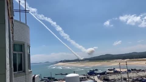 Chinese missile launch carried out today