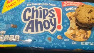 Eating Nabisco Family Size Chips Ahoy! Real Chocolate Chip Cookies, Dbn, MI, 4/14/24