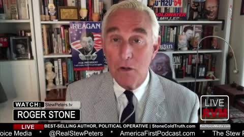 Stew Peters asks Roger Stone Why Trump Continues to Push 'Vaccines'