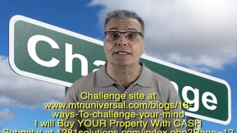 CHALLENGE wants to BUY YOUR Property