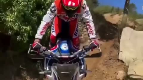 Honda Africa twin || Amazing skills.. 😲😲