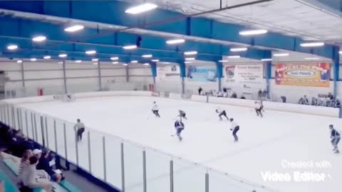 US High School Ice Hockey Featuring Bradley Burke Ice Hockey Recruiting Video Class of 2022