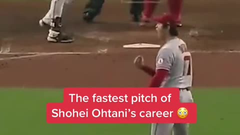 Shohei Ohtani just threw the fastest pitch of his career