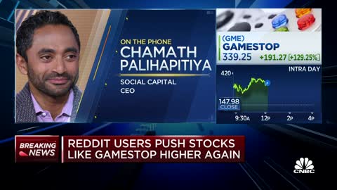 Mainstream Media At It Again! Chamath Palihapitiya on CNBC Talking About GameStop & AMC