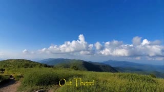 Following A Critter Trail Across The Top of a Mountain