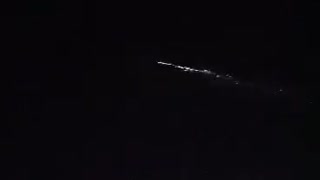 Satellite Space Junk Burning Up