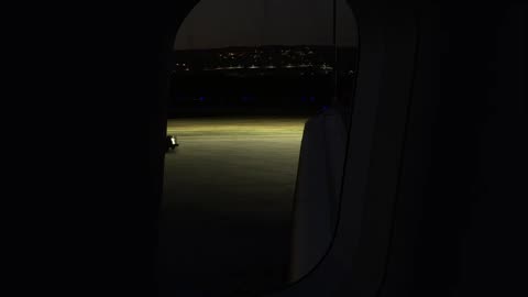 ASMR easyJet night flight from Paphos, Cyprus to London Gatwick.