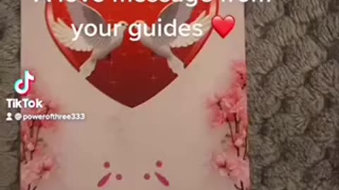 A love message from your guides